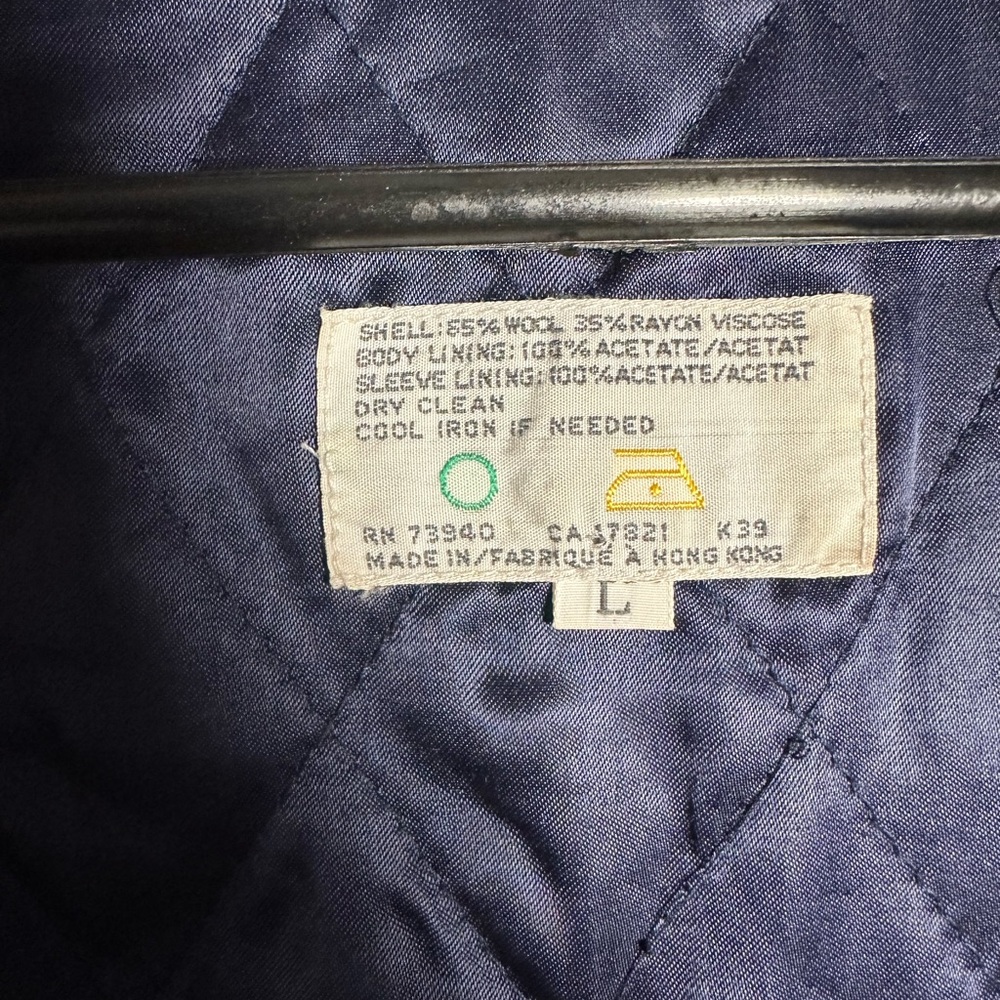 Men’s wool bomber jacket - Picture 4 of 4